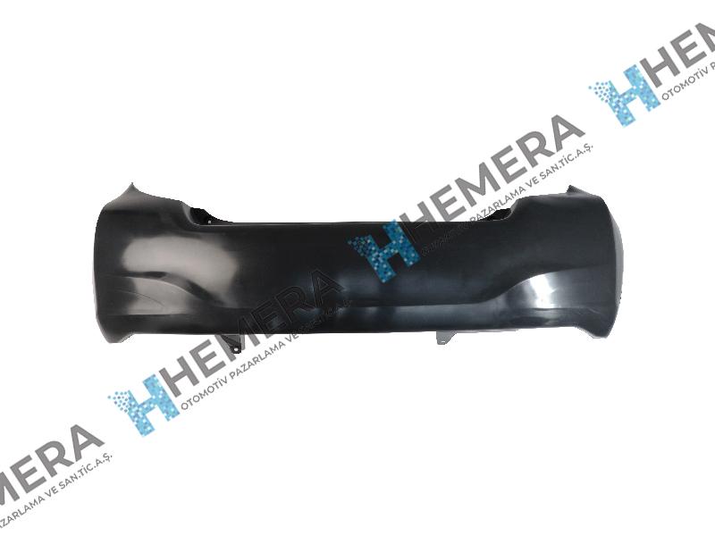 TAMPON ARKA 5 KAPILI SİYAH SENSÖRSÜZ REFLEKTÖE DEL - Toyota YARIS yedek parça
