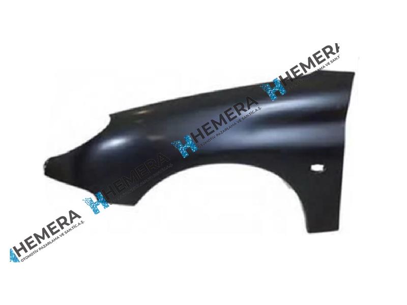 ÇAMURLUK ÖN SOL SİNYAL DELİKLİ SAC - Peugeot 206 yedek parça