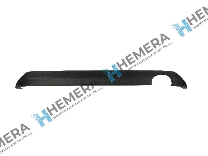 TAMPON SPOYLERİ ARKA EGZOST DELİKLİ PLASTİK - Peugeot 208 yedek parça