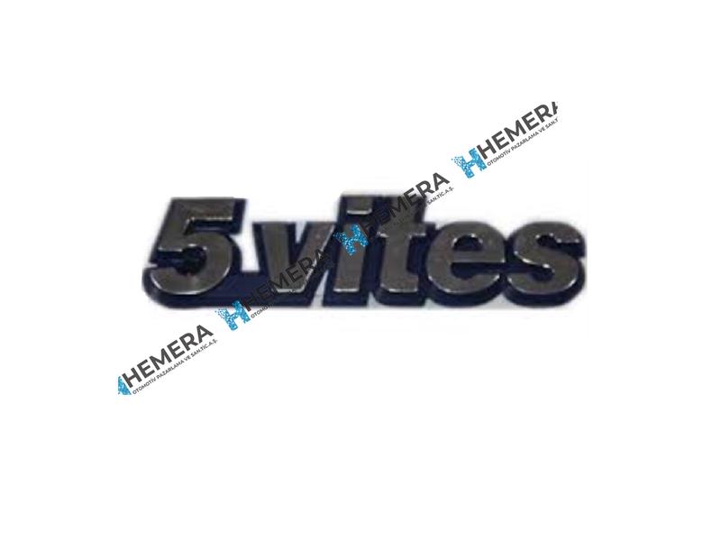 AMBLEM ARKA 5 VİTES  ŞAHİN - Fiat DOĞAN yedek parça