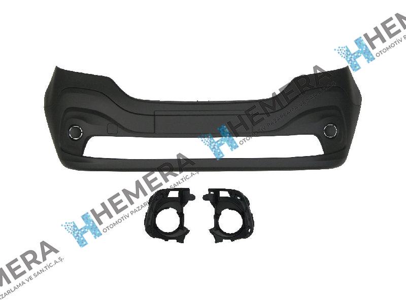 TAMPON ÖN SİYAH SİSSİZ SERTİFİKALI SET - Renault TRAFIC III yedek parça