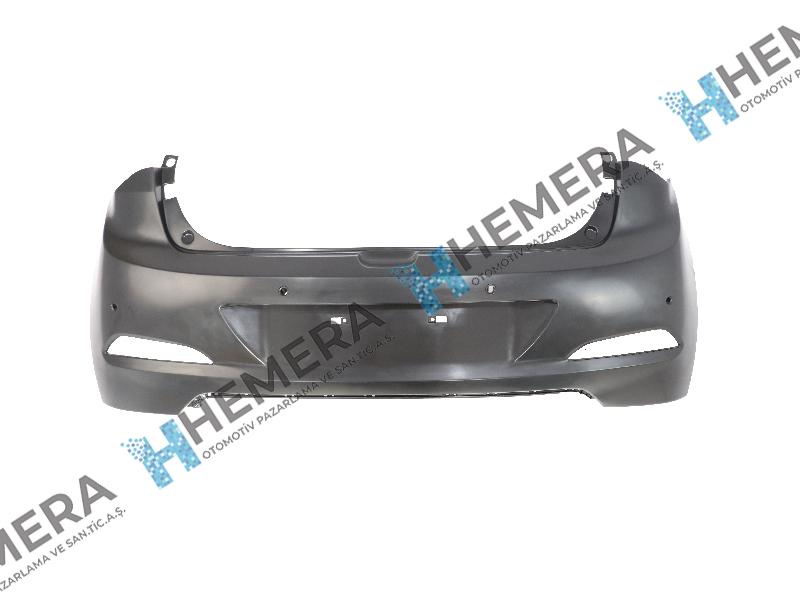 TAMPON ARKA PARK SENSÖRLÜ REFLEKTÖR DELİKLİ - Hyundai I20 yedek parça