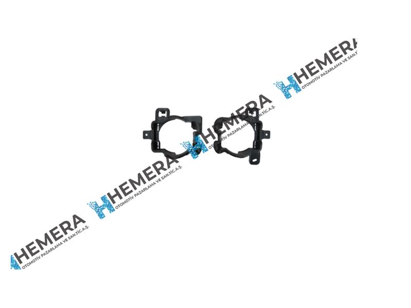 SİS FAR YUVASI SET SİYAH - Peugeot 208 yedek parça