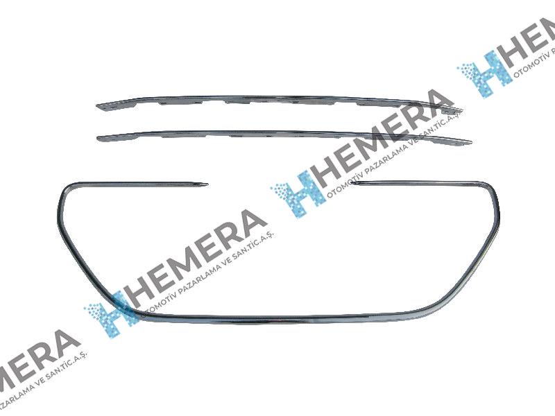 PANJUR NİKELAJI ÖN SET 3 PARÇA KROM - Peugeot 301 yedek parça