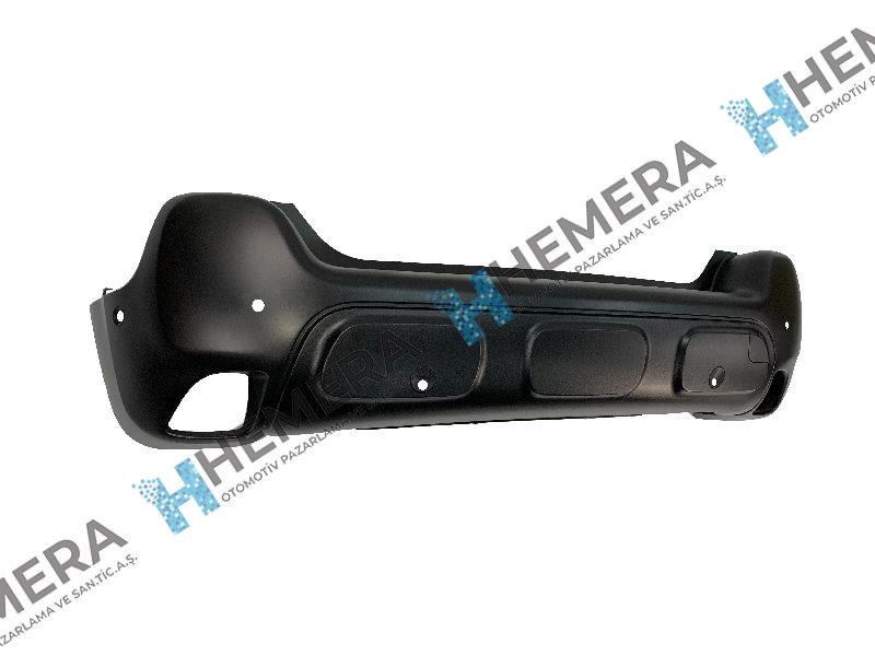 TAMPON ARKA MAT SİYAH 6 SENSÖRLÜ - Citroen C3 AIRCROS yedek parça