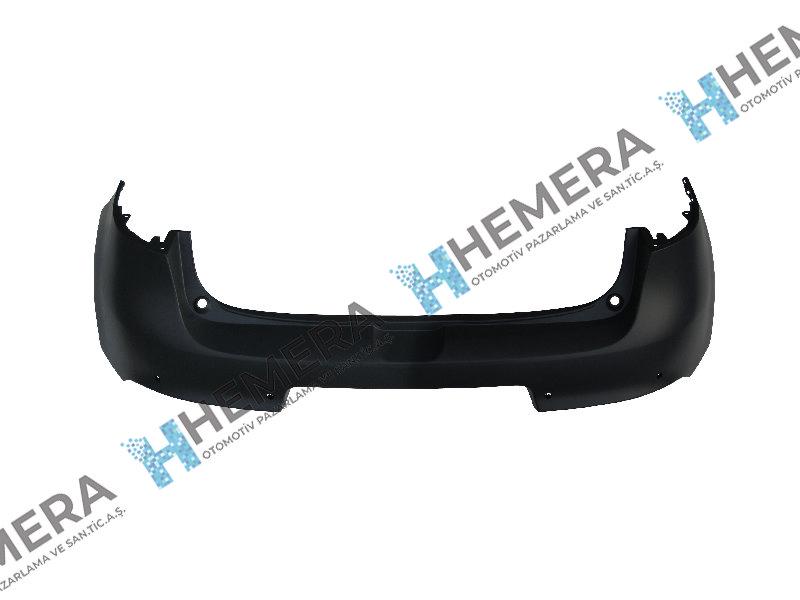 TAMPON ARKA ASTARSIZ 4 SENSÖR DELİKLİ - Renault MEGANE III yedek parça