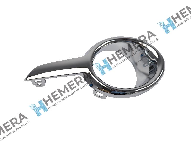 SİS FAR ÇERÇEVESİ ÖN SOL NİKELAJLI - Peugeot 208 yedek parça