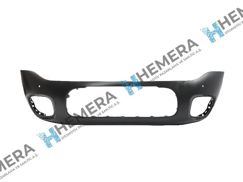 TAMPON ÖN SİSLİ MAT SİYAH 4 SENSÖR DELİKLİ - Citroen C3 AIRCROS yedek parça
