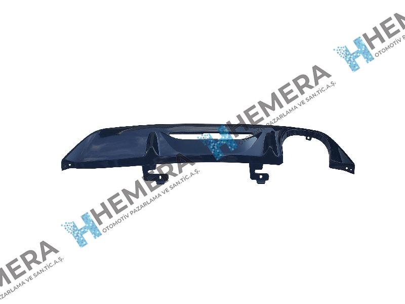 TAMPON SPOYLERİ ARKA ÇİFT EGZOZ DELİKLİ - Peugeot 208 yedek parça
