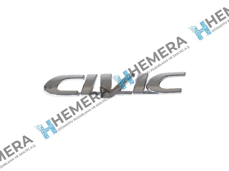 AMBLEM ARKA "CIVIC" - Honda CIVIC yedek parça