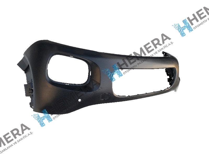 TAMPON ÖN SİSLİ MAT SİYAH 4 SENSÖR DELİKLİ - Citroen C3 AIRCROS yedek parça
