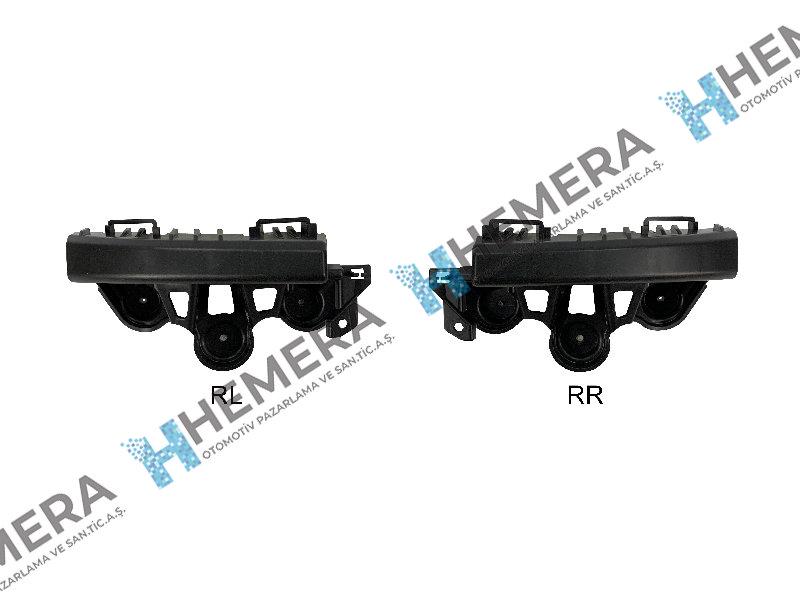 TAMPON BRAKETİ ARKA SET - Citroen C3 AIRCROS yedek parça