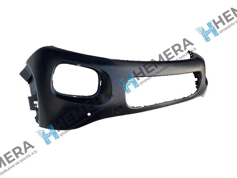 TAMPON ÖN SİSLİ MAT SİYAH 2 SENSÖR DELİKLİ - Citroen C3 AIRCROS yedek parça