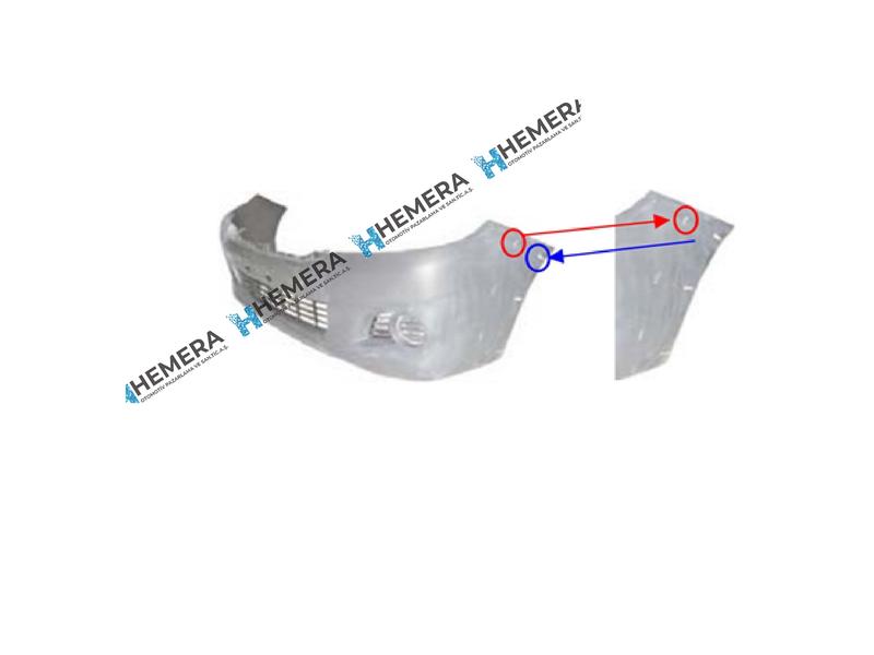TAMPON ÖN DODİKLİ SİSSİZ 4X4 - Toyota HILUX yedek parça