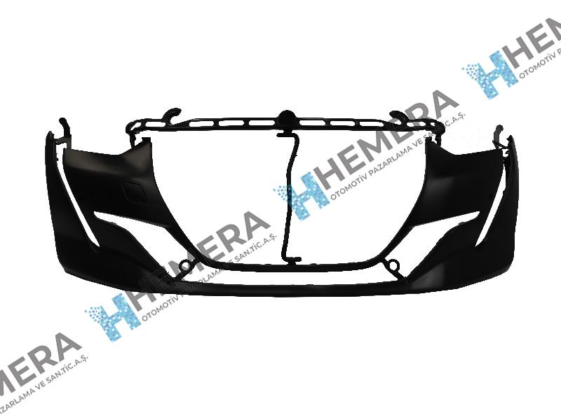 TAMPON ÖN MAT SİYAH 4 SENSÖR DELİKLİ DODİK DELİKLİ - Peugeot 208 yedek parça